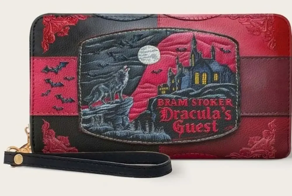Dracula's Guest Wallet Goth Halloween New NWT Grunge Emo Excellent Vampire